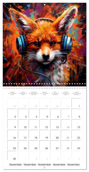 Produktbild: Animal Beats (Wall Calendar 2026 12 &times; 12 Inch) CALVENDO 12 Month Wall Calendar