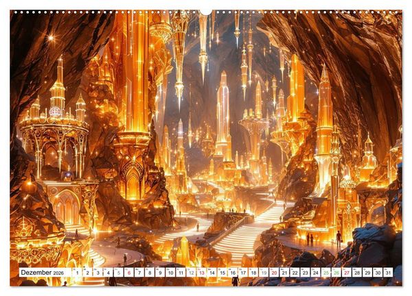 Produktbild: Welten aus Licht (Wandkalender 2026 DIN A2 quer), CALVENDO Monatskalender