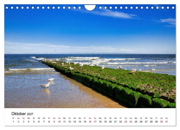 Produktbild: Norderney Paradies in der Nordsee (Wandkalender 2027 DIN A4 quer), CALVENDO Monatskalender