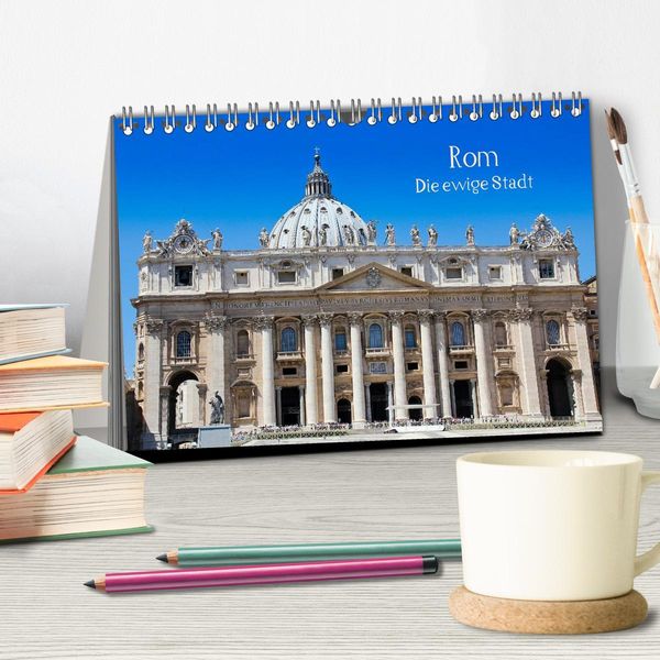 Produktbild: Rom (Tischkalender 2026 DIN A5 quer), CALVENDO Monatskalender