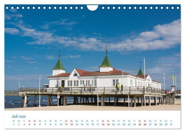 Produktbild: Streifzug auf Usedom (Wandkalender 2026 DIN A4 quer), CALVENDO Monatskalender