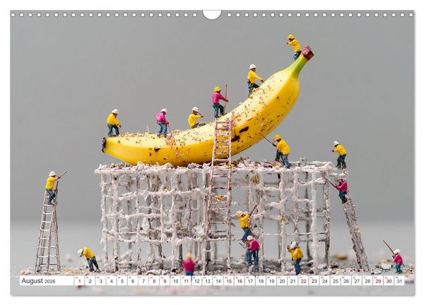 Produktbild: Miniatur-Universum: Ein Jahr in kleinen Welten (Wandkalender 2026 DIN A3 quer), CALVENDO Monatskalender