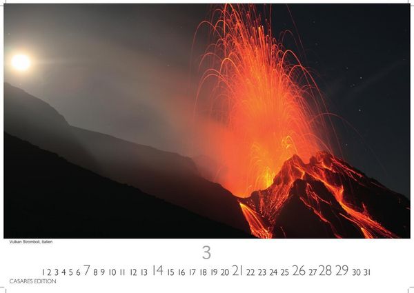 Produktbild: Vulkane Kalender 2027 &ndash; Wandkalender | Fotokalender Naturkalender 35x50cm Grosses Format | . mit atemberaubenden Vulkan- und Naturfotografien | Perfekt f&uuml;r Vulkanliebhaber & Natursch&auml;tze.