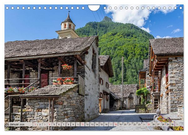 Produktbild: Ticino romantico (Wandkalender 2026 DIN A4 quer), CALVENDO Monatskalender