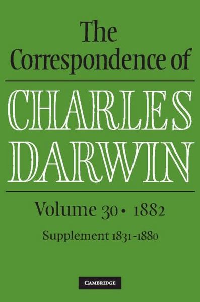 Produktbild: Correspondence of Charles Darwin: Volume 30, 1882