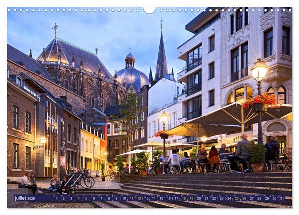 Produktbild: AIX-LA-CHAPELLE Ville imp&eacute;riale (Calendrier mural 2026 DIN A3 vertical), CALVENDO calendrier mensuel