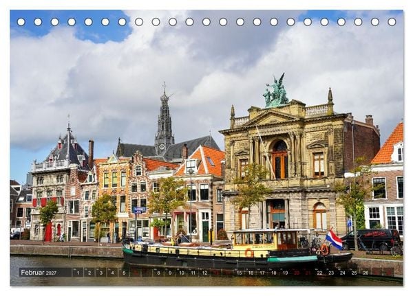 Produktbild: Haarlem - Kleine Schwester von Amsterdam (Tischkalender 2027 DIN A5 quer), CALVENDO Monatskalender