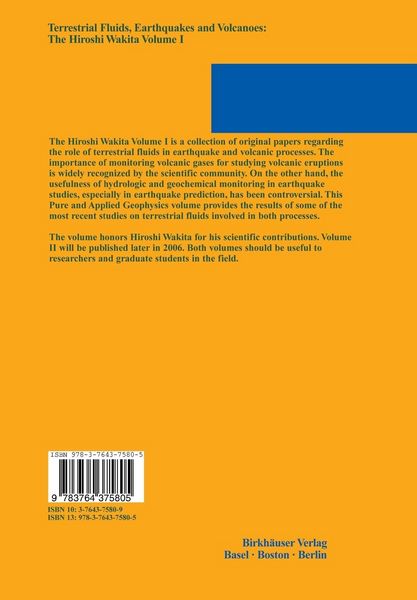 Produktbild: Terrestrial Fluids, Earthquakes and Volcanoes