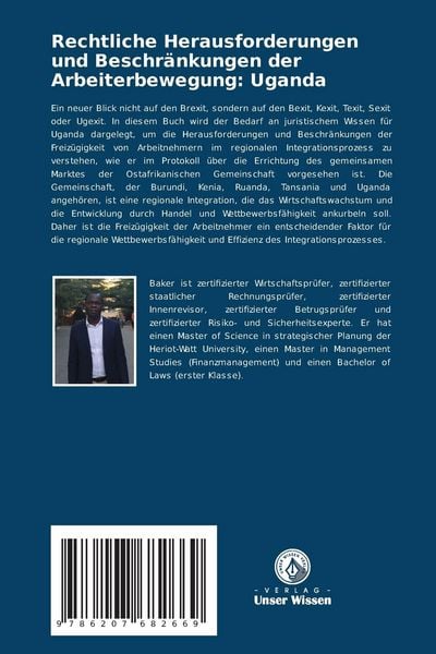 Produktbild: Rechtliche Herausforderungen und Beschr&auml;nkungen der Arbeiterbewegung: Uganda