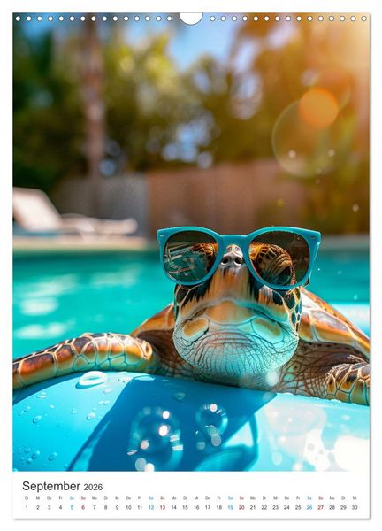 Produktbild: Tierische Sommerfreunde (Wandkalender 2026 DIN A3 hoch), CALVENDO Monatskalender