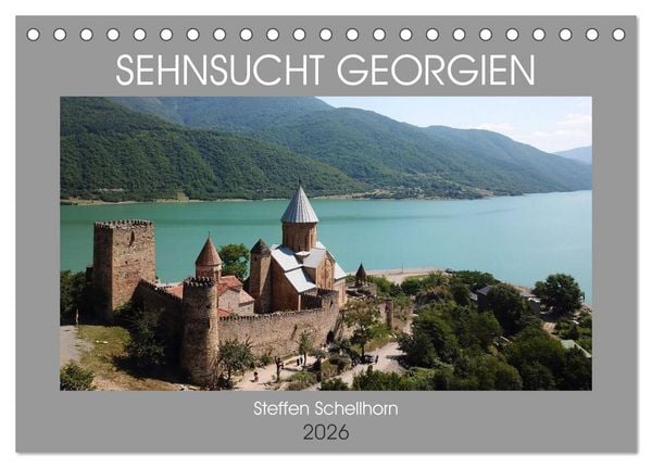 Produktbild: Sehnsucht Georgien (Tischkalender 2026 DIN A5 quer), CALVENDO Monatskalender