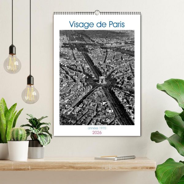 Produktbild: Visage de Paris, ann&eacute;es 1970 (Calendrier mural 2026 DIN A2 horizontal), CALVENDO calendrier mensuel