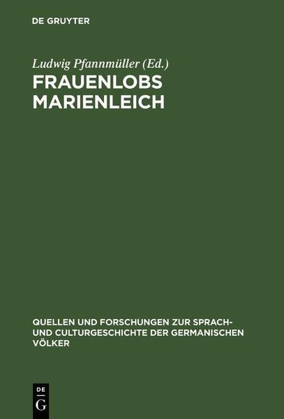 Produktbild: Frauenlobs Marienleich