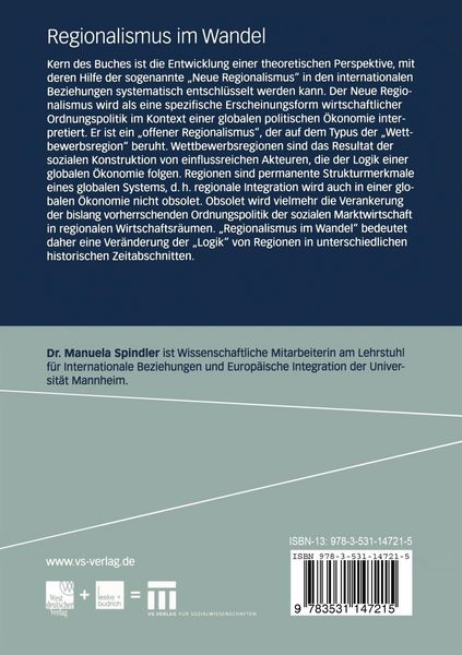 Produktbild: Regionalismus im Wandel