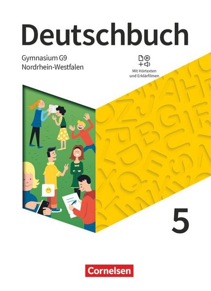 Deutschbuch Gymnasium - Nordrhein-Westfalen - 2019 - 5. Klasse - Schülerbuch, Gebundene Ausgabe von Norbert Pabelick,Frank Schneider,Deborah