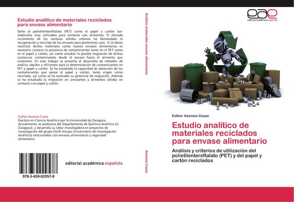 Produktbild: Estudio anal&iacute;tico de materiales reciclados para envase alimentario