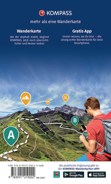 Produktbild: KOMPASS Wanderkarten-Set 2000 B&ouml;hmerwald, Sumava (2 Karten) 1:50.000