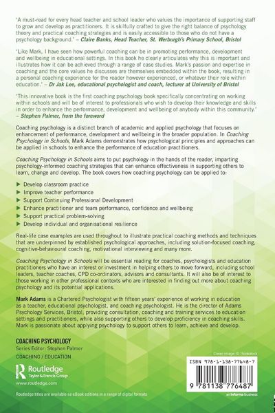 Produktbild: Coaching Psychology in Schools