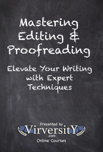 Produktbild: Mastering Editing & Proofreading