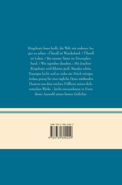 Produktbild: Joachim Ringelnatz, &Uuml;berall ist Wunderland - Die sch&ouml;nsten Gedichte