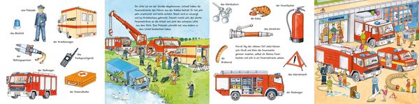 Produktbild: Mein kleines buntes Bildw&ouml;rterbuch: Bei der Feuerwehr