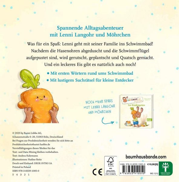 Produktbild: Lenni Langohr und M&ouml;hrchen im Schwimmbad