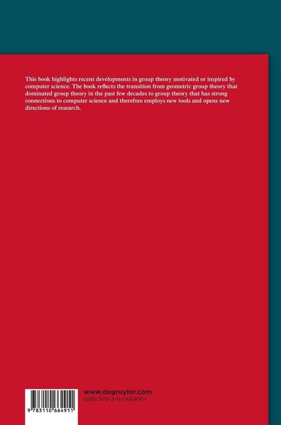 Produktbild: Complexity and Randomness in Group Theory
