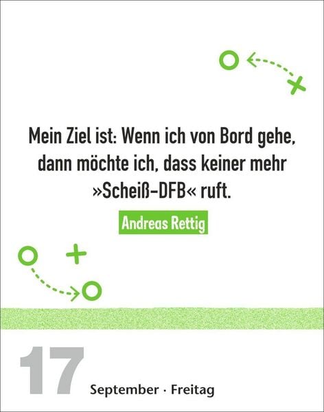 Produktbild: Lattenknaller Tagesabrei&szlig;kalender 2027 - Die witzigsten Fu&szlig;ballerspr&uuml;che