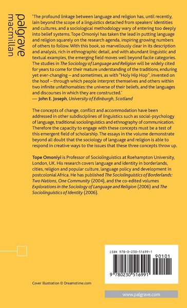 Produktbild: The Sociology of Language and Religion