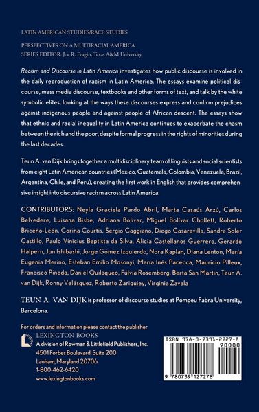 Produktbild: Racism and Discourse in Latin America
