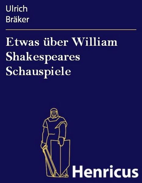 Produktbild: Etwas &uuml;ber William Shakespeares Schauspiele