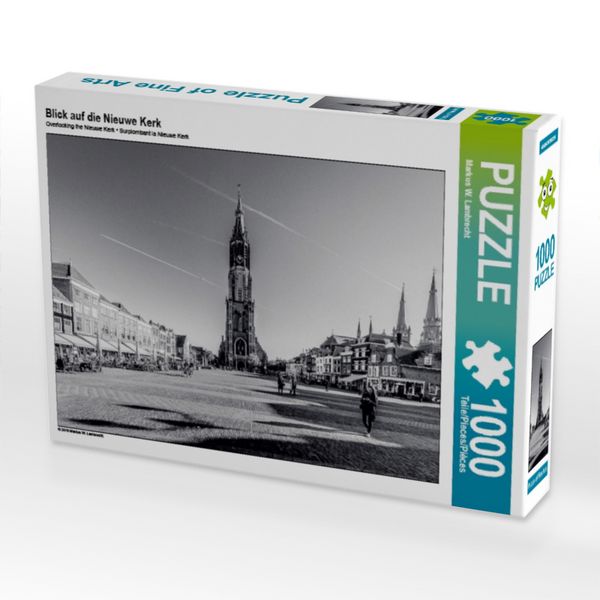 Produktbild: CALVENDO Puzzle Blick auf die Nieuwe Kerk 1000 Teile Puzzle quer | 1000 Teile Lege-Gr&ouml;&szlig;e 64 &times; 48 cm Foto-Puzzle f&uuml;r gl&uuml;ckliche Stunden