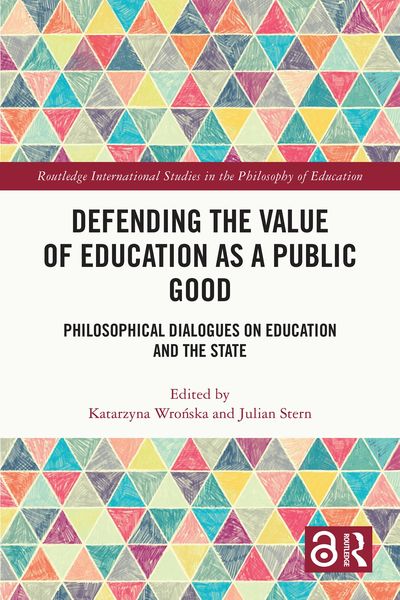 Produktbild: Defending the Value of Education as a Public Good