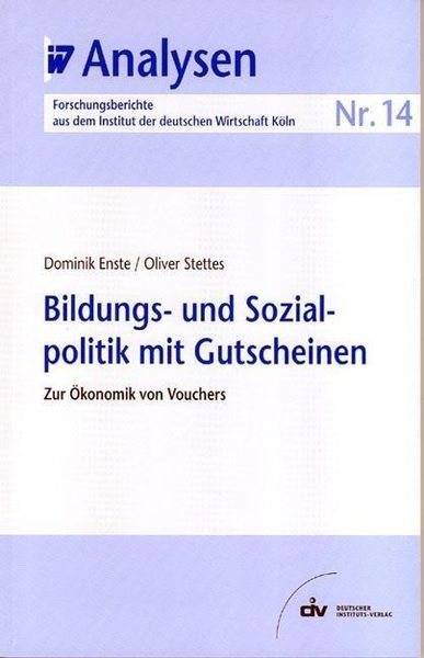 Produktbild: Bildungs- und Sozialpolitik mit Gutscheinen