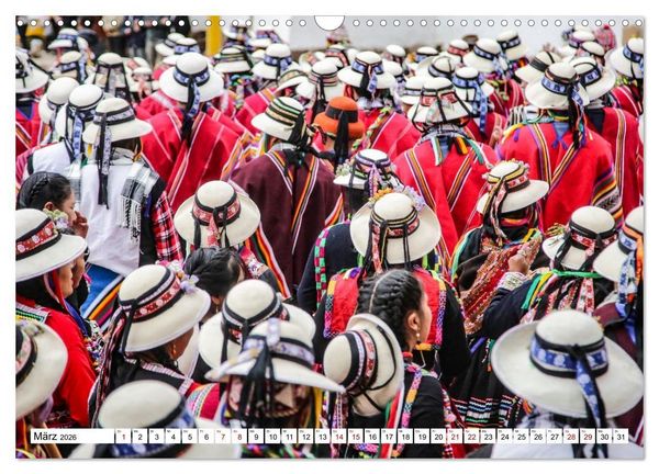 Produktbild: Traditionen und Feste im Hochland von Peru (Wandkalender 2026 DIN A3 quer), CALVENDO Monatskalender