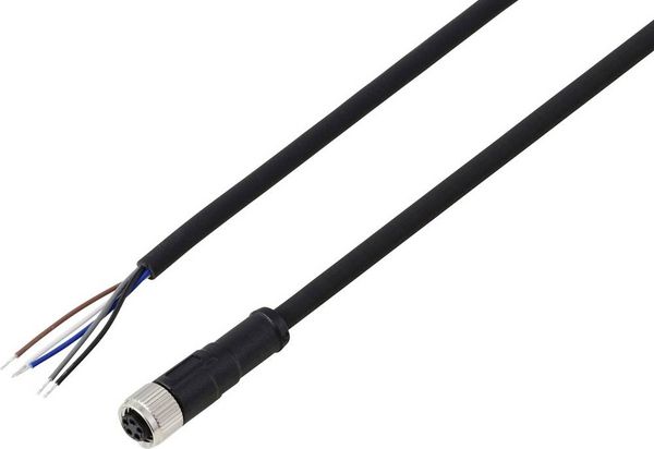 Produktbild: TRU COMPONENTS TC-13751964 Anschlussleitung M8 x 1 Buchse, gerade 10 m Polzahl Sensoren: 5 1 St.