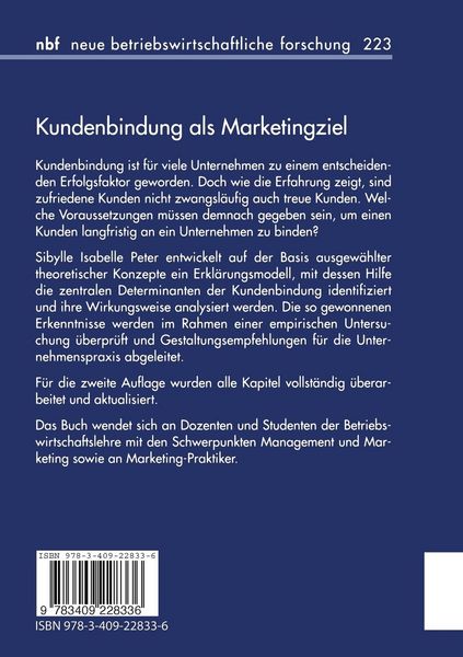 Produktbild: Kundenbindung als Marketingziel