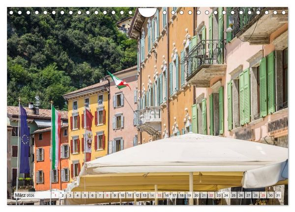 Produktbild: WUNDERBARER GARDASEE Riva del Garda und Torbole (Wandkalender 2026 DIN A4 quer), CALVENDO Monatskalender