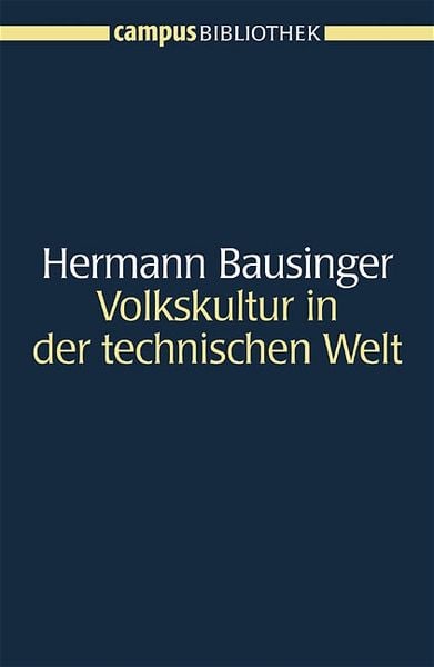 Produktbild: Volkskultur in der technischen Welt