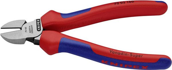 Produktbild: Knipex 70 02 160 Werkstatt Seitenschneider mit Facette 160mm