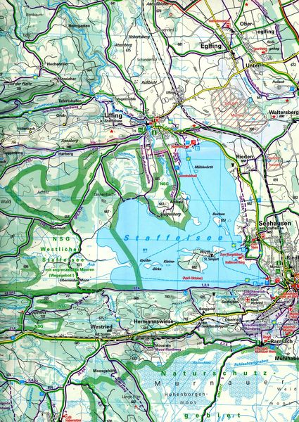 Produktbild: Pfaffenwinkel Peissenberg, Weilheim, Murnau, Staffelsee, Wies Nr. 28 Outdoorkarte Deutschland 1:35 000