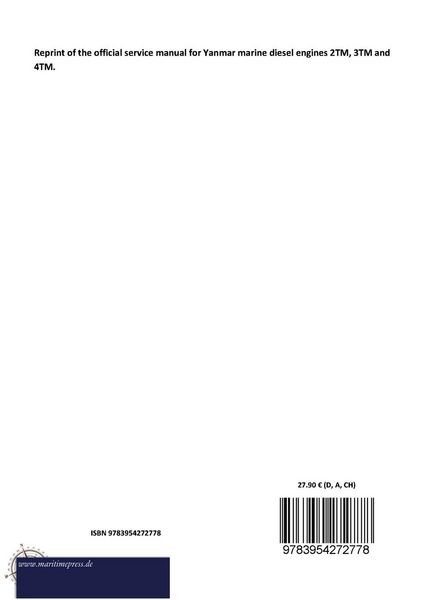Produktbild: Yanmar Marine Diesel Engine 2tm, 3tm, 4tm