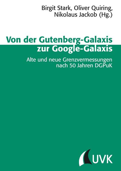 Produktbild: Von der Gutenberg-Galaxis zur Google-Galaxis