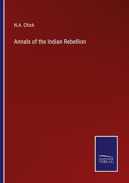 Produktbild: Annals of the Indian Rebellion