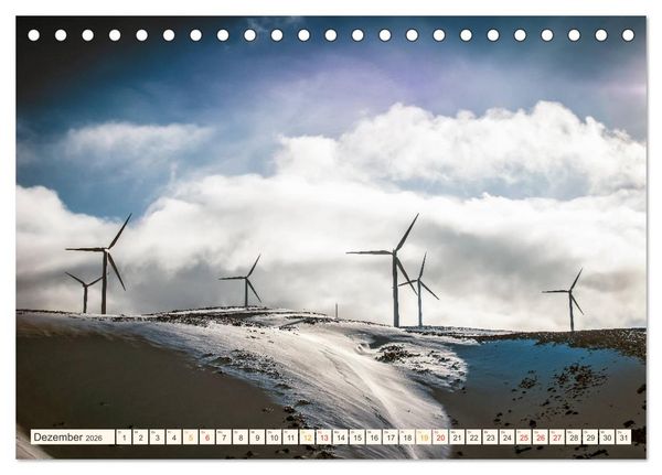 Produktbild: Windrad - Fluch und Segen (Tischkalender 2026 DIN A5 quer), CALVENDO Monatskalender