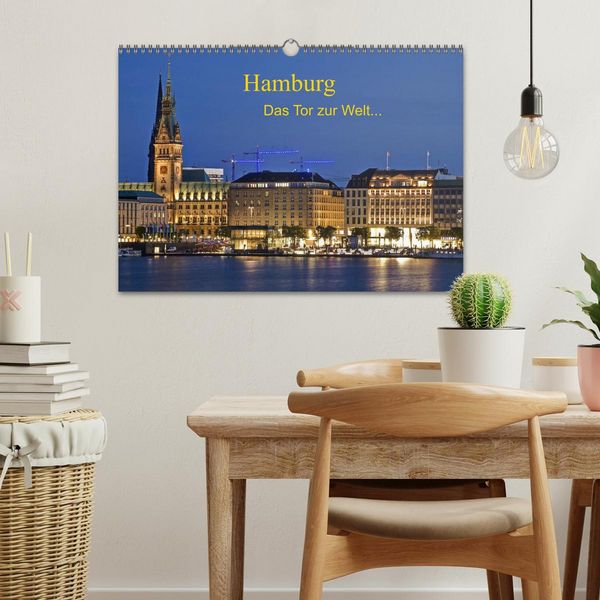 Produktbild: Hamburg . Das Tor zur Welt... (Wandkalender 2026 DIN A3 quer), CALVENDO Monatskalender