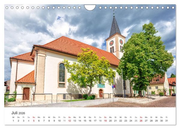Produktbild: Schriesheim an der Bergstra&szlig;e - Impressionen aus Stadt und Natur (Wandkalender 2026 DIN A4 quer), CALVENDO Monatskalender