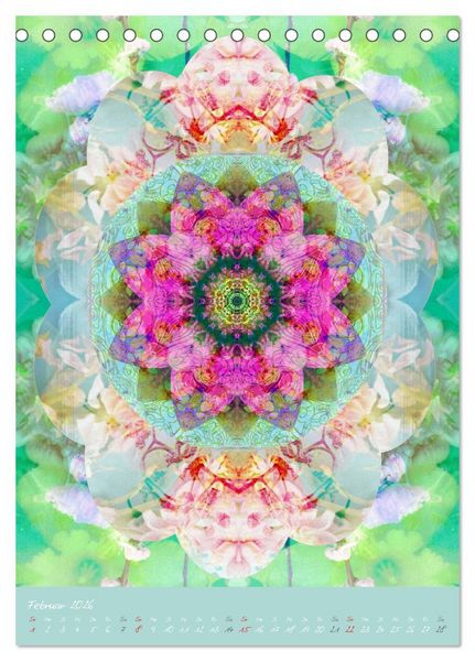 Produktbild: Mandala Energien (Tischkalender 2026 DIN A5 hoch), CALVENDO Monatskalender
