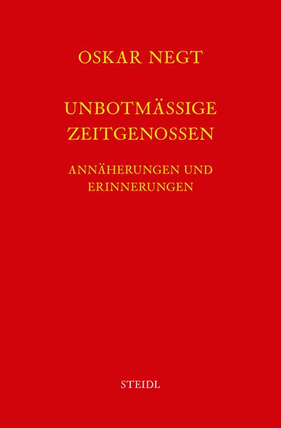Produktbild: Werkausgabe Bd. 9 / Unbotm&auml;&szlig;ige Zeitgenossen