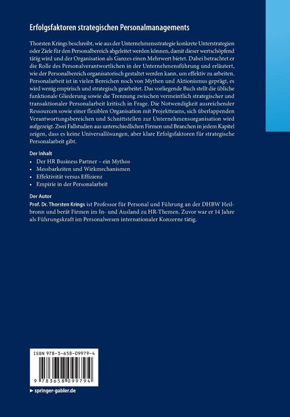 Produktbild: Erfolgsfaktoren strategischen Personalmanagements
